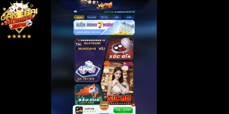 Vip79 – Cổng Game Bài Đổi Thưởng Thần Tài May Mắn